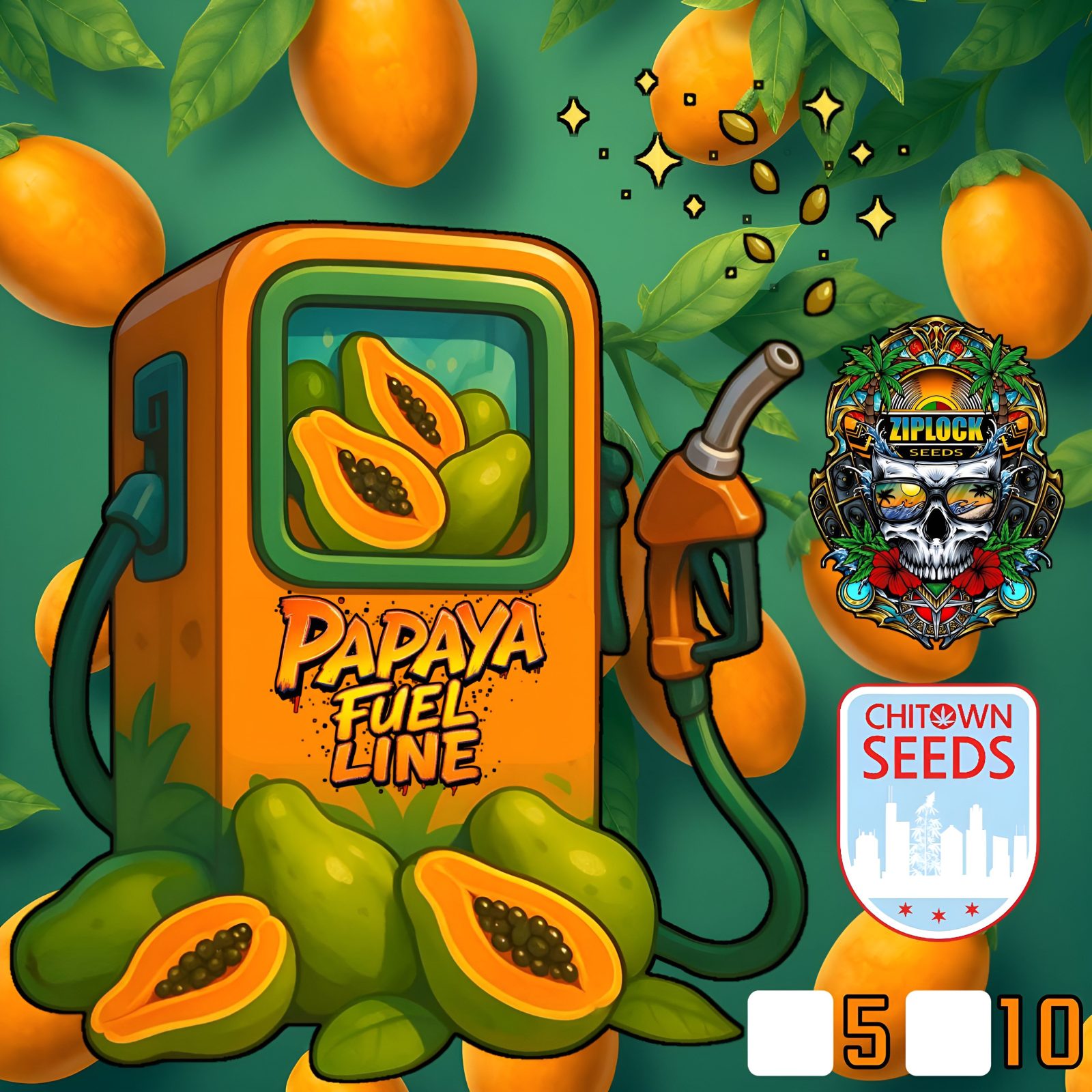 Garlic Juice x Papaya Fuel - Chitown/Ziplock Collab Line